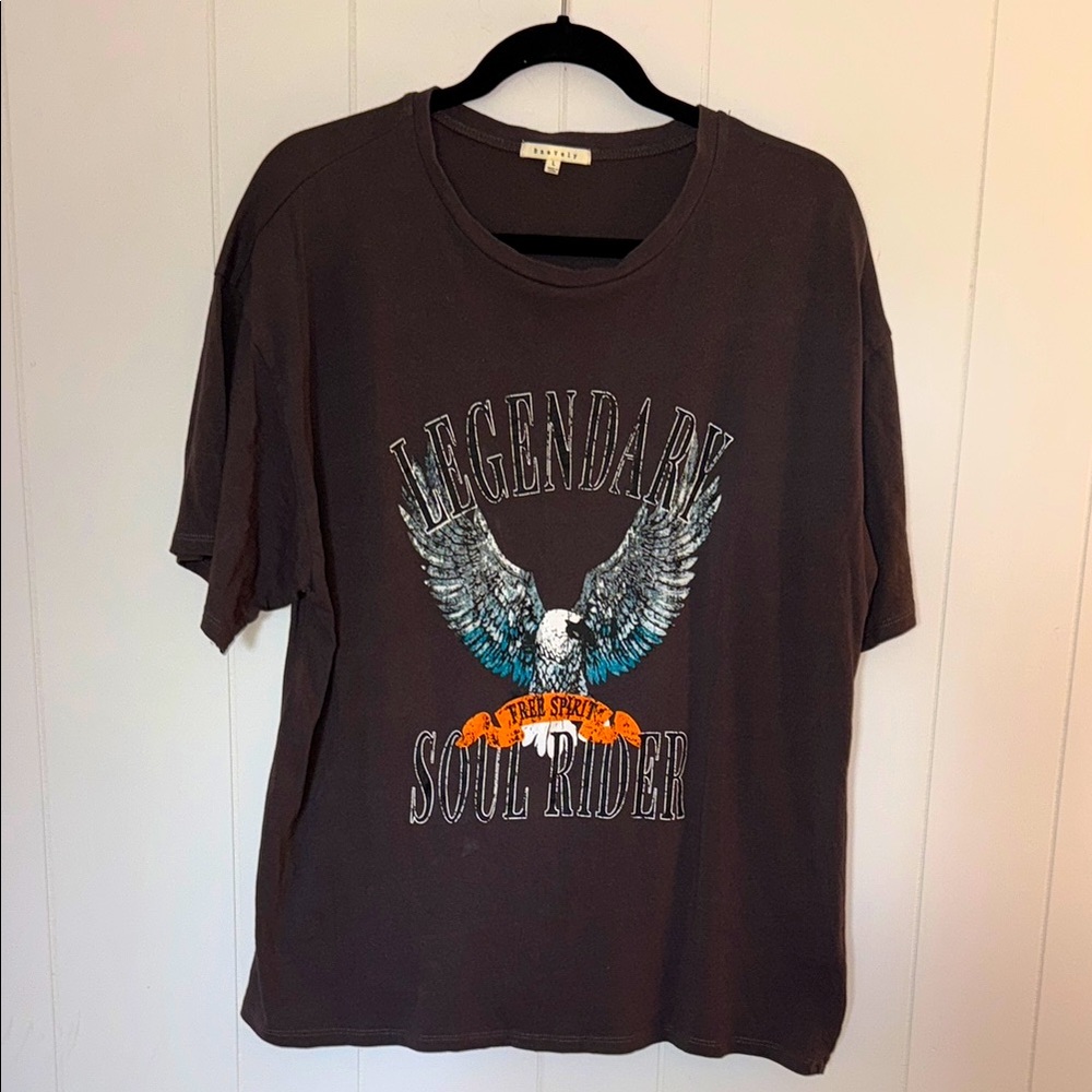 Baevely Legendary Soul Rider Dark Gray T-Shirt Size L